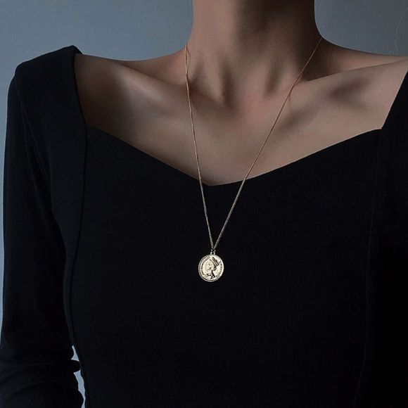 Coin Pendant Necklace - Picture 1 of 5